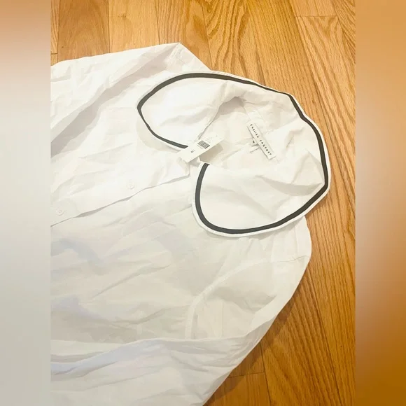 New With Tags* English Factory Collard Blouse by Anthropologie - Picture 7 of 10